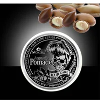 

Free samples plastic jars aluminium cans argan oil hair styling product mens hair pomade hair