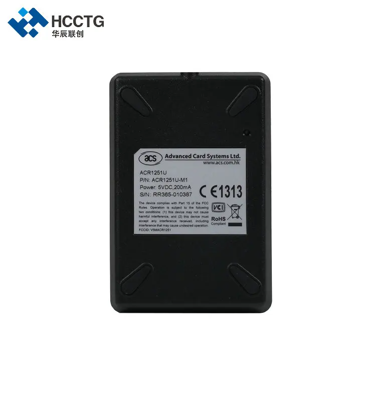 ISO14443 ISO/IEC18092 13.56mhz Contactless Smart Card Reader Writer With SAM Slot ACR1251U
