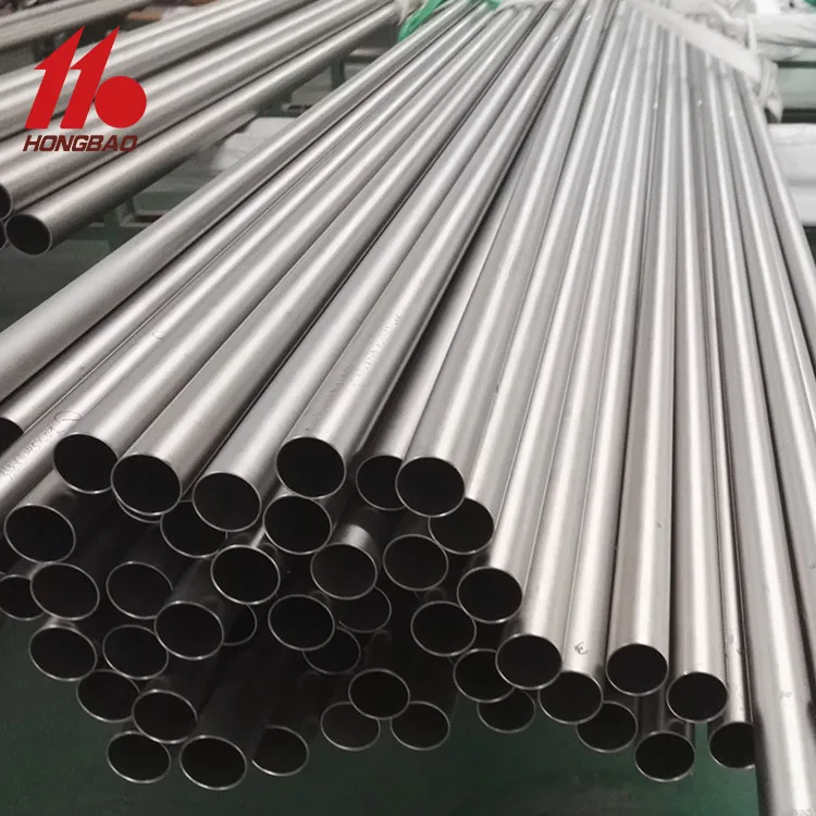 
High Quality Titanium Tubes Seamless Titanium Pipes Grade1 2 3 7 9 12 For Heat Exchanger 