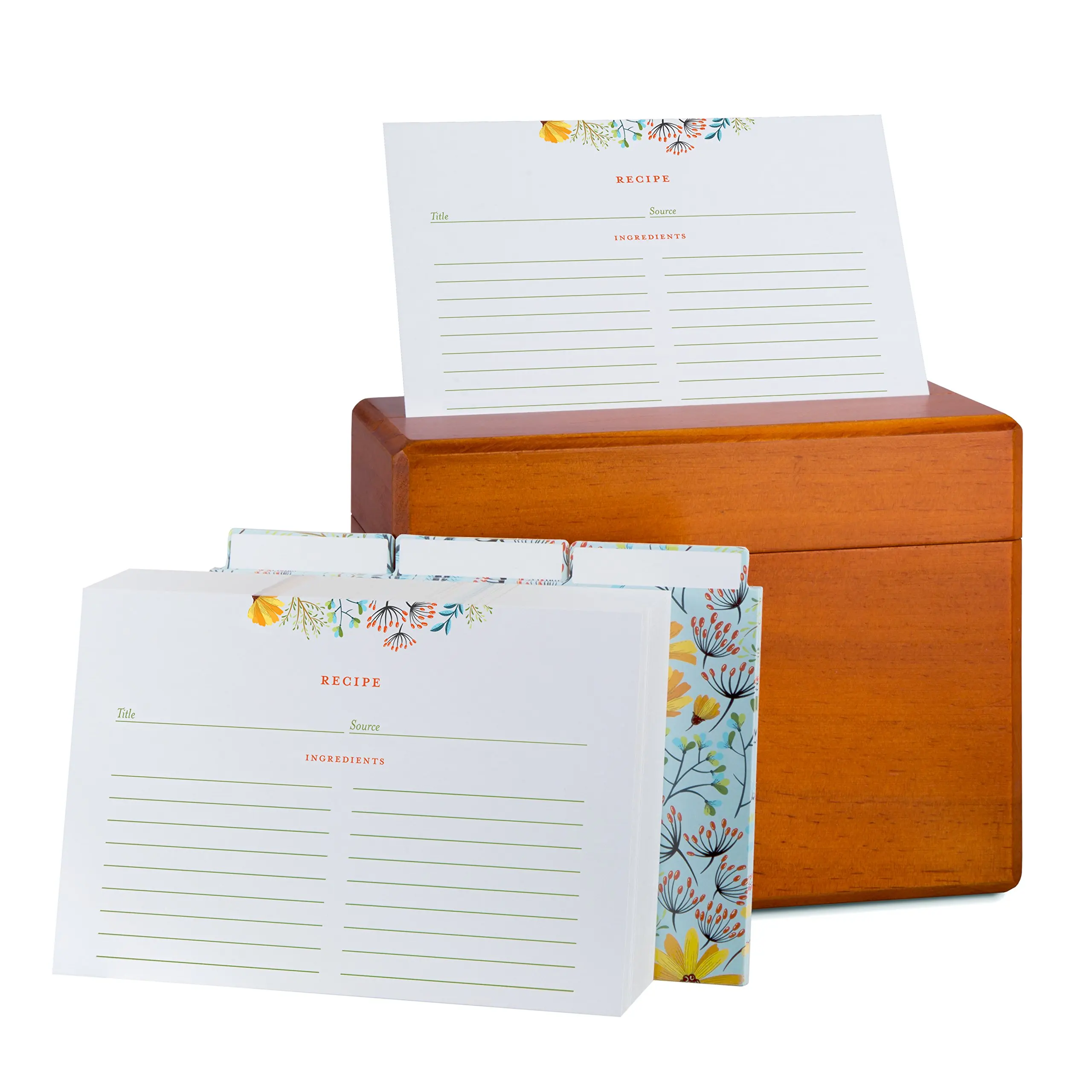 Lace Rustic Recipe Cards Tracey Teal Set of 25 Double Sided Card Stock Recipe Card Set 4x6 inches