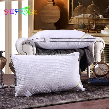Hotel Linen High Quality Polyester Fiber Filled Hotel Pillows For