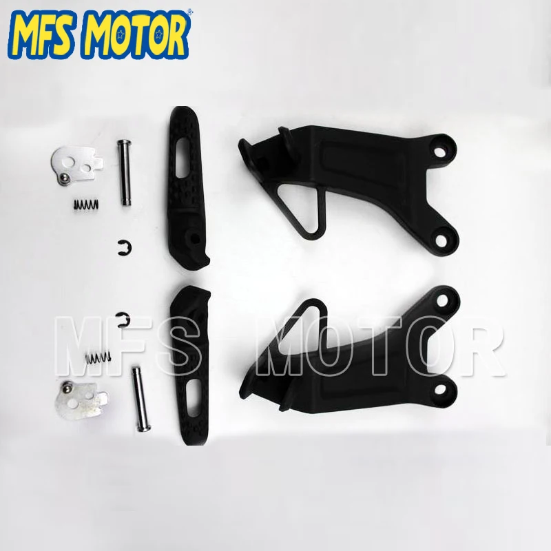 

Foot Pegs Bracket For Honda CBR600RR CBR RR 2003 2004 Black Motorcycle parts, As photo show