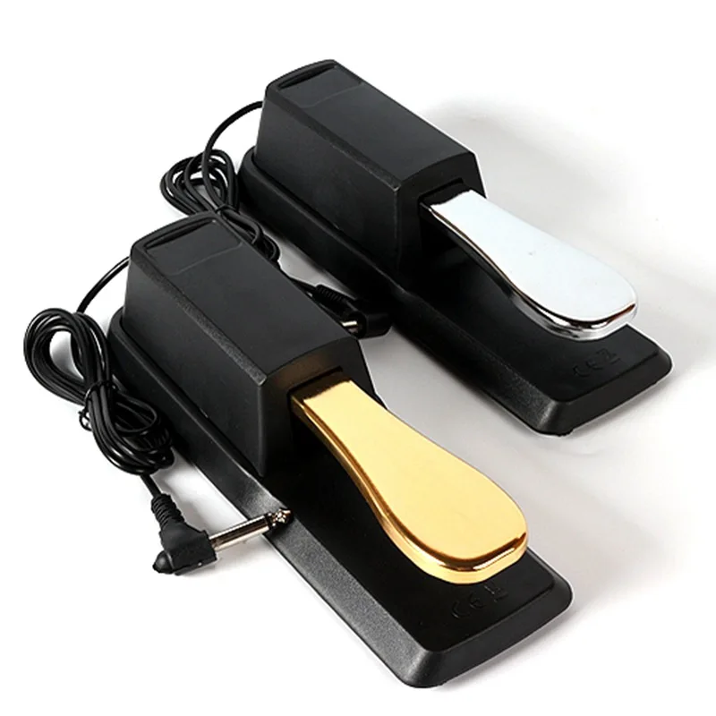 

Wholesale price metal material piano accessories piano pedal extenders sustain pedal, Silver, gold