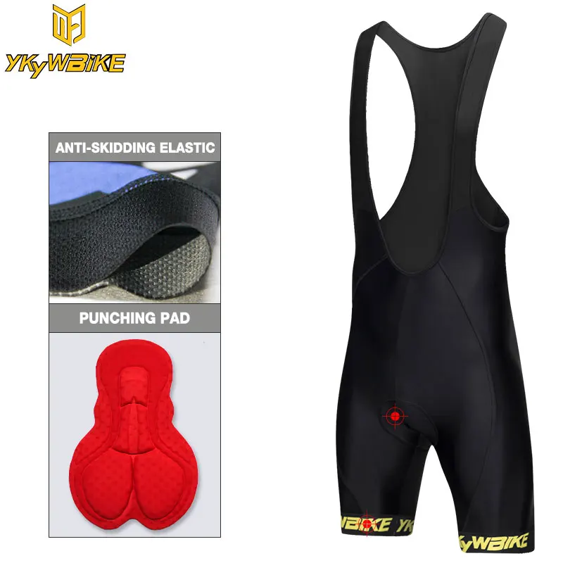 

YKYWBIKE OEM Wholesale high quality custom sublimation mens bike shorts cycling bib shorts