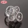 Silver Plated Gift Items Women Jewelry Fashion Wide Ring for Women and Lady Girls