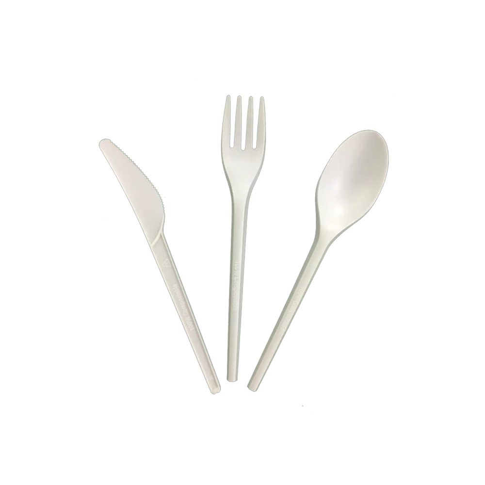 Pla 100 Biodegradable Compostable Disposable Cutlery Buy
