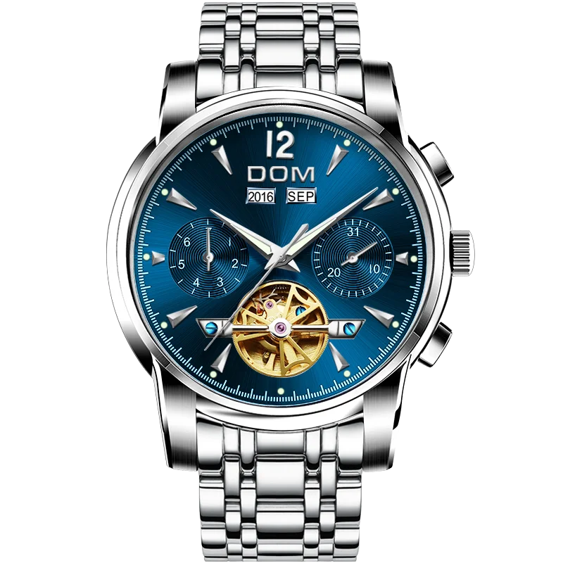 

High quality skeleton watch man mechanical watch chronograph automatic OEM wrist watch, N/a