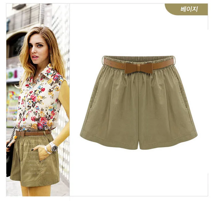 loose khaki shorts