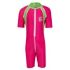 New arrival upf50 custom printed children short sleeve rash guard