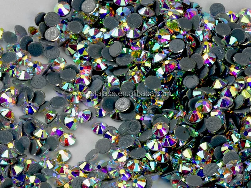 China Manufacturer best quality piedras de cristal ab ss20 hotfix strass