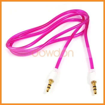 Colorful Transparent Wire Audio Aux Cable 3.5mm - Buy Aux Cable,3.5 Mm