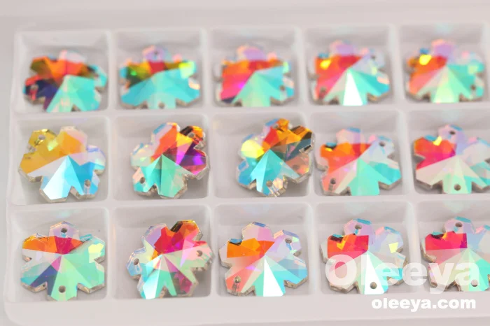 Factory Direct Sale 3A Glass square Crystal ab Flat Back Sew on Rhinestone Sewing on Clothes