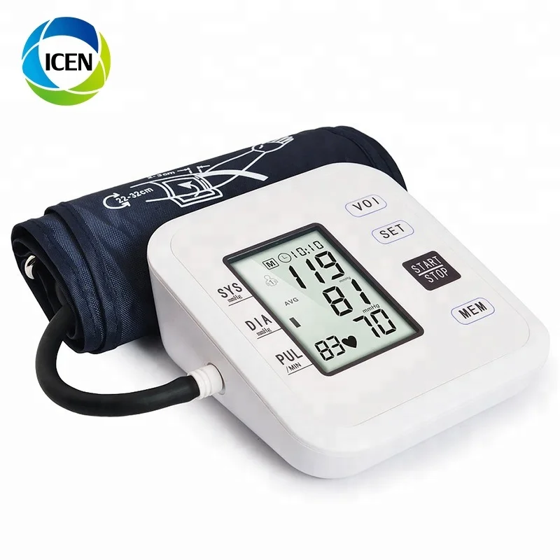 

IN-G084-5 mini standing sphygmomanometer talking blood pressure monitor, White