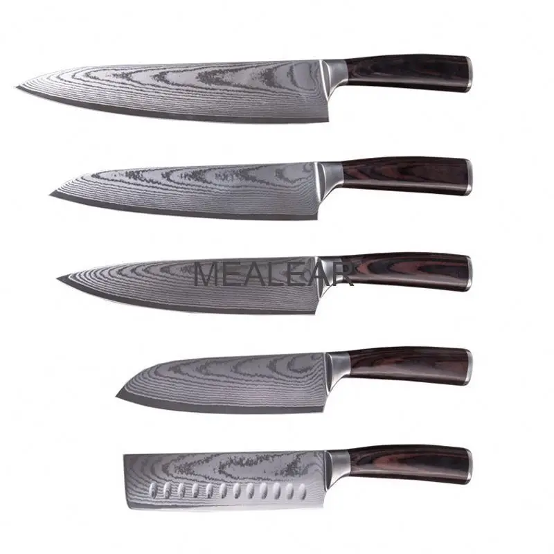 

top quality luxury non-slip japanese type kitchen knife