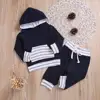 S12323B Girl baby clothing 2019 Spring autumn infant newborn baby clothes sets Full Sleeve first birthday outfit girl tracksuit