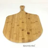 Wooden Pizza Peel Bakers Oven Paddle Handle Bamboo Cutting Serving Board
