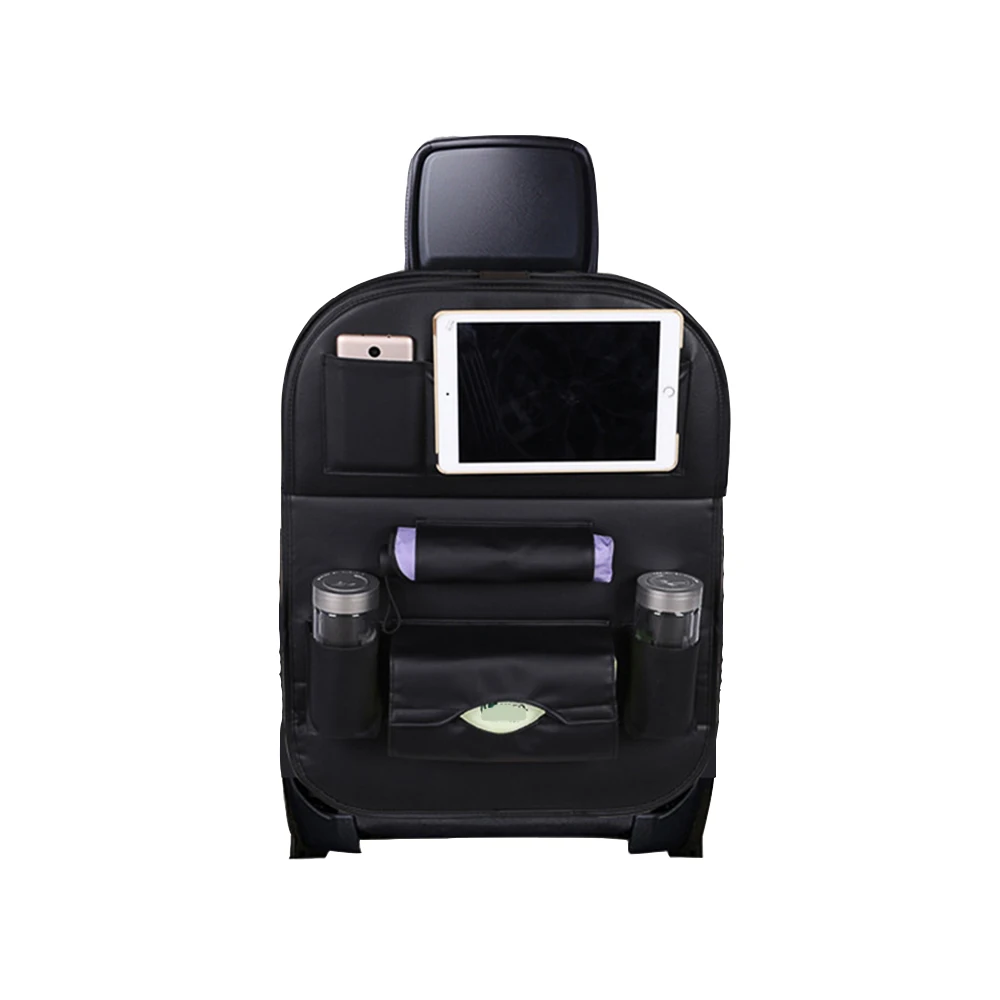 Puレザー折りたたみ式ダイニングテーブルデスク収納整頓収納付き子供用テーブルトレイ付きブラックカー後部座席オーガナイザー Buy 車後部座席 オーガナイザー 車のオーガナイザー Product On Alibaba Com