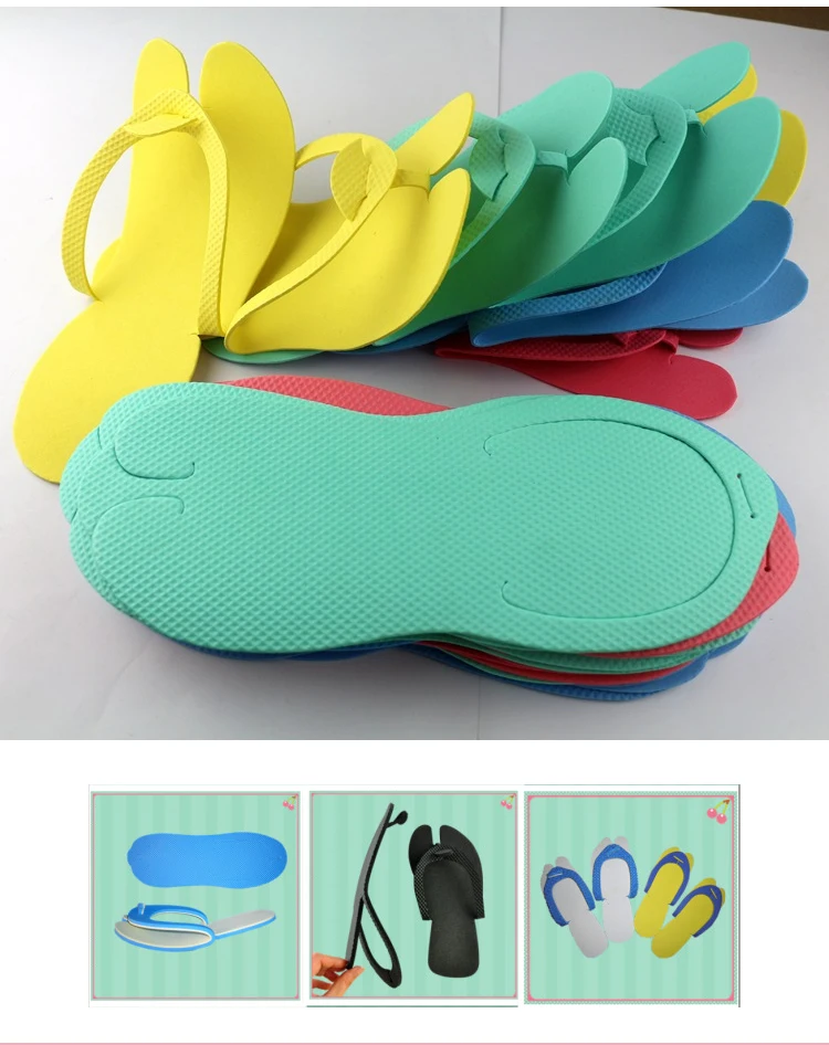 nail salon foam flip flops
