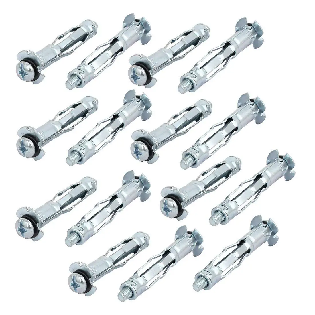 uxcell M4x20mm Phillips Socket Head Expansion Bolt Sleeve Anchor 30pcs