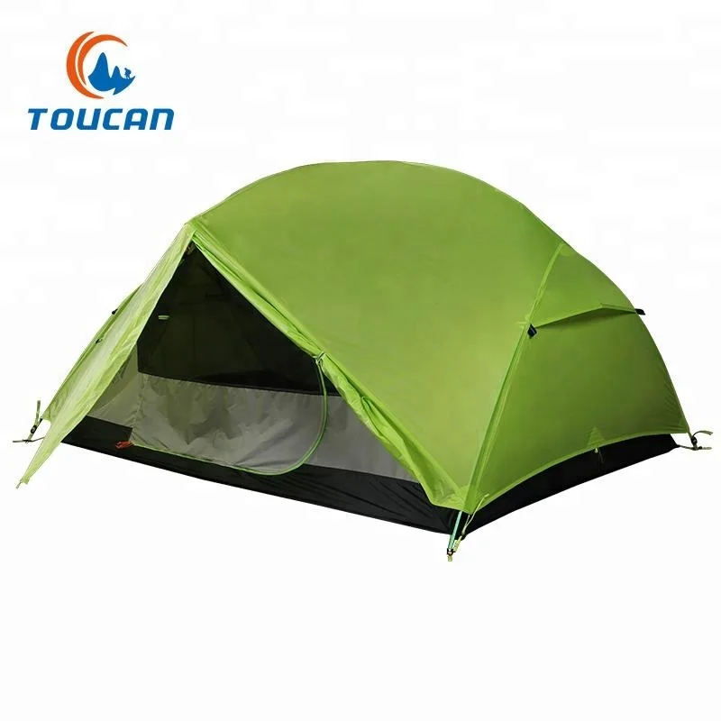 

Hiking Outside Waterproof Portable Camping Tent, Olive green, light grey