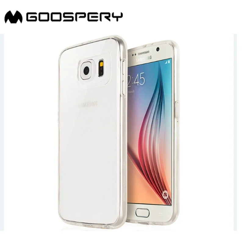 Mobile Phone TPU Case Transparent For samsung S8 G950 Back Cover For samsung S8 Case Transparent TPU Case Goospery