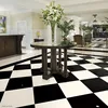 light mint green polished glass floor tiles