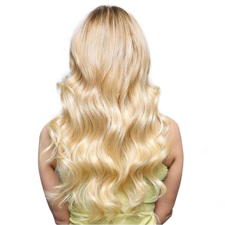 

Wendy Body Wave 150% Density Wig Human 613 Full Lace Wig Human Hair Virgin Human Hair Wig, 613# blonde