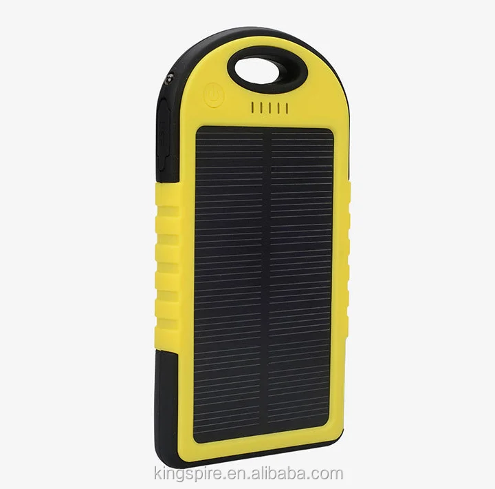 5000mah Solar Charging External Battery Most Powerful Power Bank