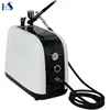 Mini Compressor .3mm Needle Dual Action Airbrush Spray Gun Kit Make Up model HS-386K