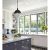 3 panel triple pvc casement window