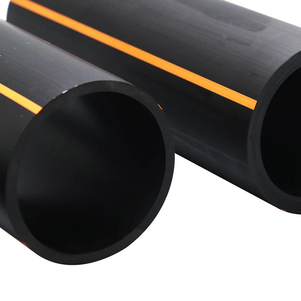 Piping System For Flexible Underground Natural Gas Supply Poly Pipe