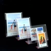 Pink acrylic bent frame for different size photo
