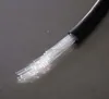 7 Strands End Glow Fiber Optic Cable with black PVC jacket