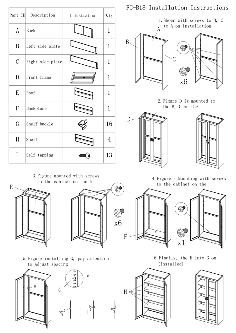 long to swing how iron Iron Cupboard Glass Door Storage Door 2 Drug Filing Swing