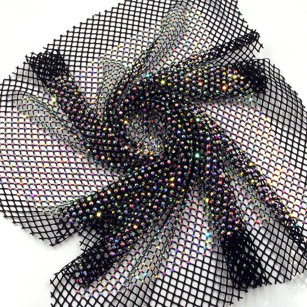 High Quality Rhinestone Fabric Mesh Trim For Formal Dress Buy