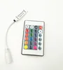 cheaper DC 5V-24V Mini 24 keys IR remote control mini rgb LED controller/dimmer