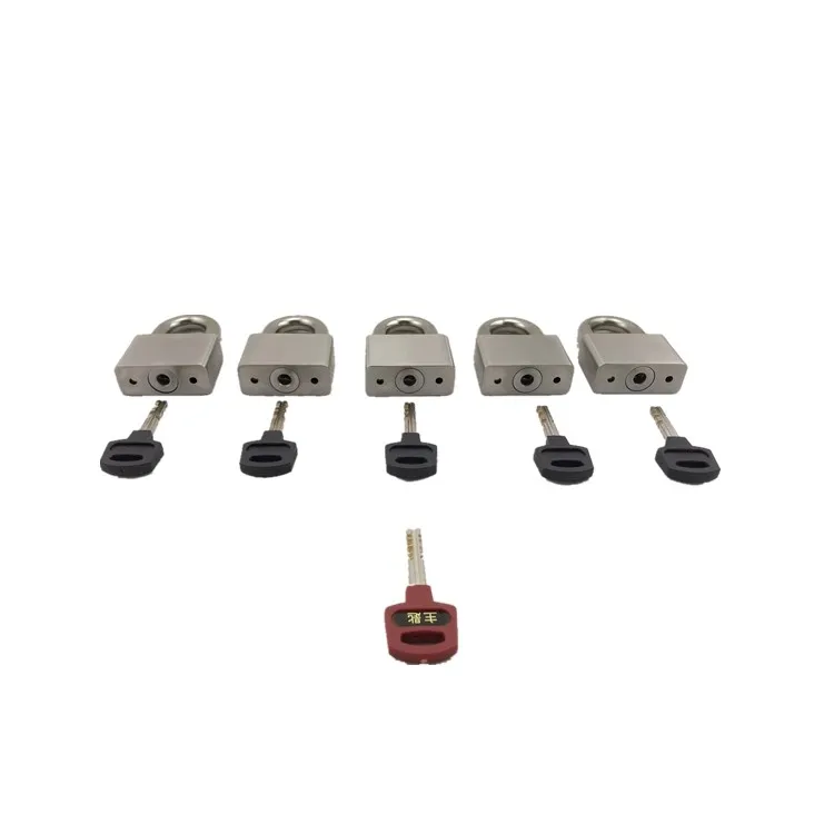 60 Mm Stainless Steel Padlock Solid Hardened Ss Round Corner Lock With