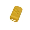 New design case yellow color 2 button garage door remote control plastic case AG091