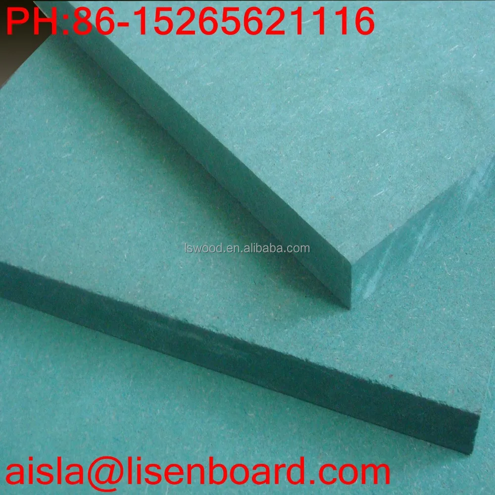 
18mm Green Colour Water Resistant MDF Wood 