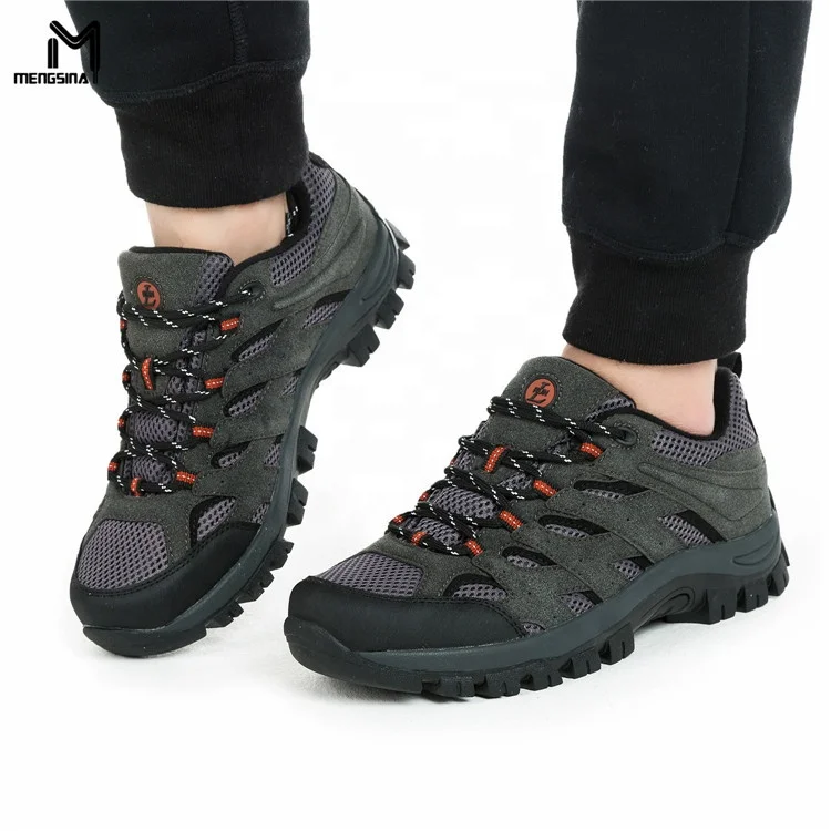 

Hot Sale Mens Hiking Shoes Outdoor Anti-Slip Waterproof Hiking Shoes with Strong Grip and Safety 3M Reflective Design, Black/khaki/army green/grey