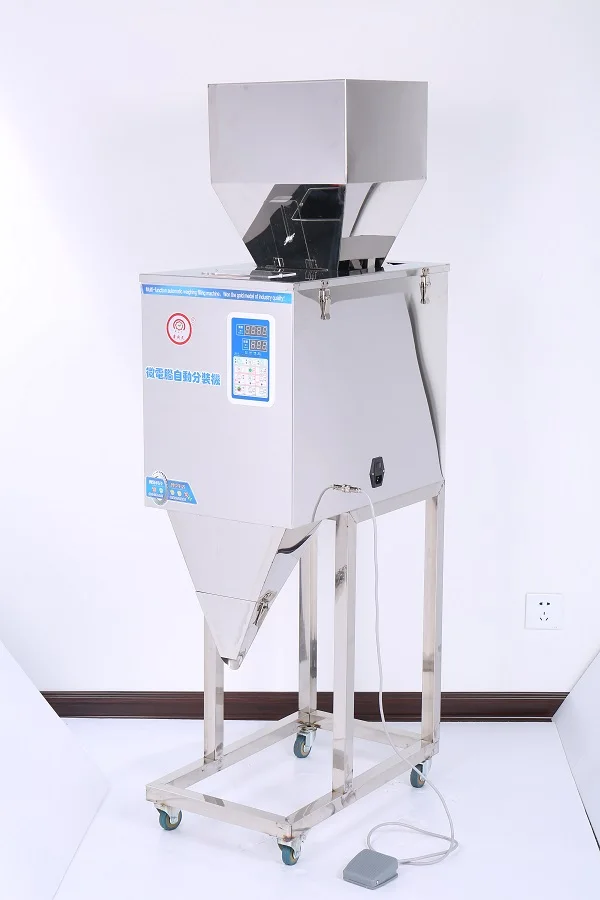 F-5000 Big quantitation granules 50-5000g powder 50-4000g weighing filling machine with foot pedal