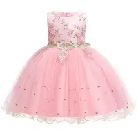 

Flower Girls Dresses For Kids Clothes Party Baby Sleeveless Princess Wedding Dress Children Vestidos Y11730