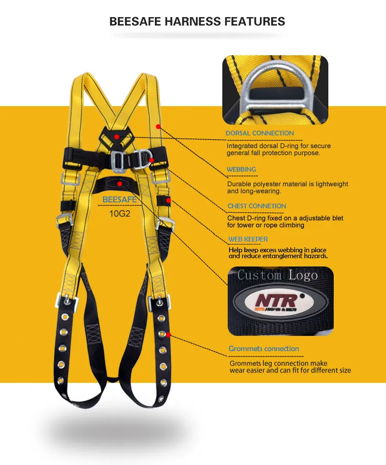 Ntr Retractable Full Body Safety Harness Made In China Buy Safety Harness Made In China,Rescue
