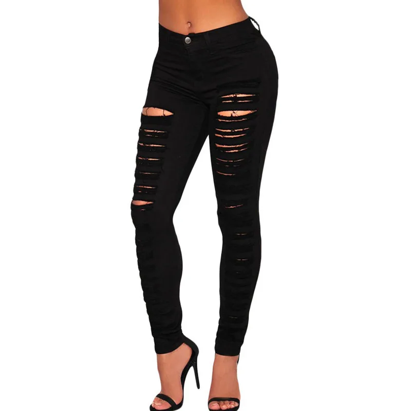 ladies black jeans