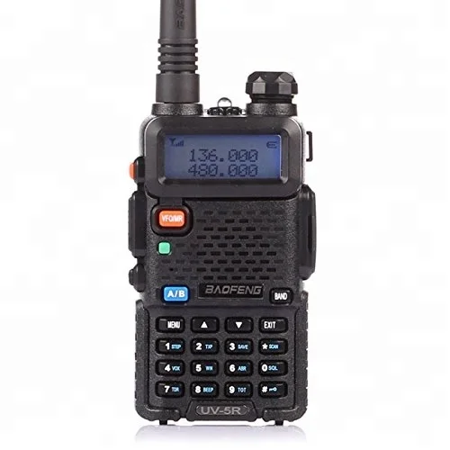 

5-10km long range Baofeng DM-5R Dual Band VHF/UHF DMR Digital Radio Walkie Talkie, Black