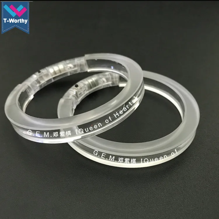 Acrylic led bracelet (2)