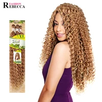 

synthetic deep wave hair extension henan rebecca