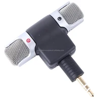 

portable 3.5mm/35mm mini digital stereo 3 pole lapel microphone with foldable plug for 3 3+ 4 and digital camera,recorder