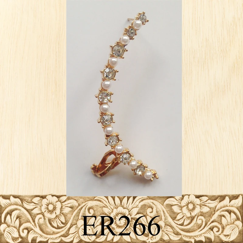 

Fashion jewelry cuff earrings punk style women elegant ear cuff wrap earring