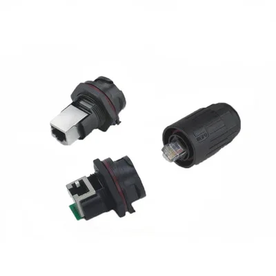 

IP67 Bayonet connector cat5 Ethernet cat7 rj45 Weipu connector Front Panel Mount RJ45F71RA waterproof rj45 ethernet connector